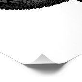 Schwarze Katze Poster (Ecke)