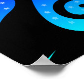 Schwarze Katze Poster (Ecke)