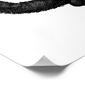 Schwarze Katze Poster (Ecke)