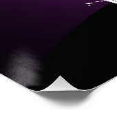 Schwarze Katze Poster (Ecke)