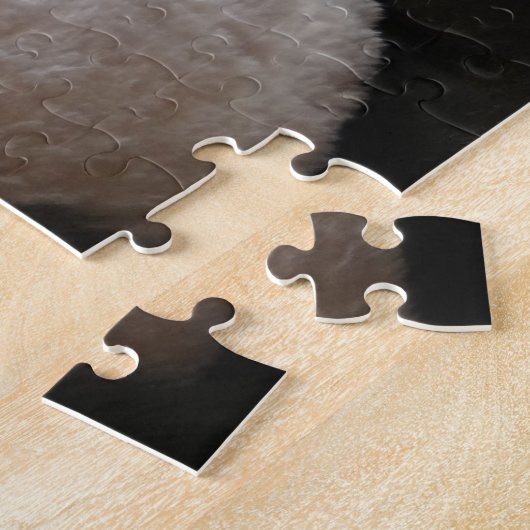 Schwarze Katze Puzzle (Seite)