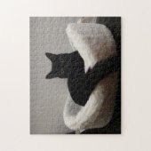 Schwarze Katze Puzzle (Vertikal)
