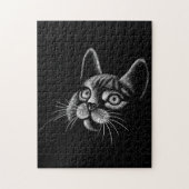 Schwarze Katze Puzzle (Vertikal)