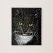Schwarze Katze Puzzle (Vertikal)