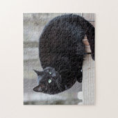 Schwarze Katze Puzzle (Vertikal)