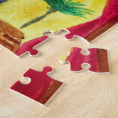 Schwarze Katze Puzzle (Seite)