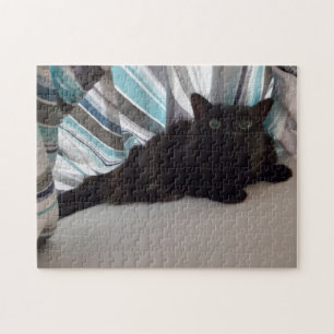 Schwarze Katze Puzzle