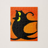 Schwarze Katze Puzzle (Vertikal)