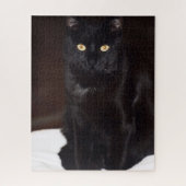 Schwarze Katze Puzzle (Vertikal)