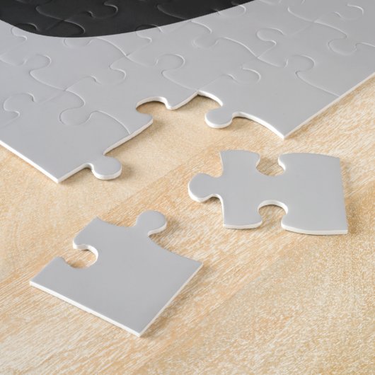 Schwarze Katze Puzzle (Seite)