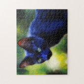 Schwarze Katze Puzzle (Vertikal)