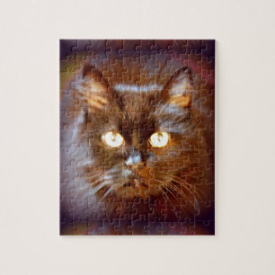 schwarze Katze Puzzle