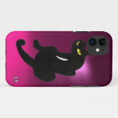 SCHWARZE KATZE, rosa Case-Mate iPhone Hülle (Rückseite (Horizontal))