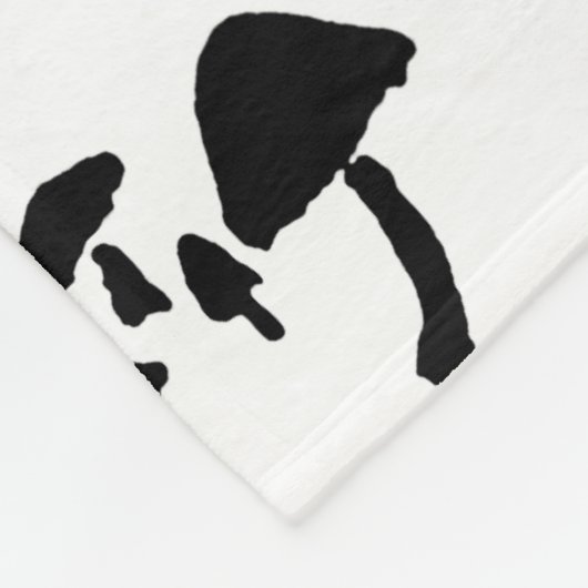 Schwarze Katze, Rudyard Kipling Fleecedecke (Ecke)