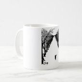 Schwarze Katze, Rudyard Kipling Kaffeetasse (Vorderseite Links)