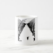 Schwarze Katze, Rudyard Kipling Kaffeetasse (Mittel)