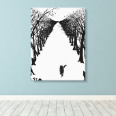 Schwarze Katze, Rudyard Kipling Leinwanddruck (Insitu (Holzboden))