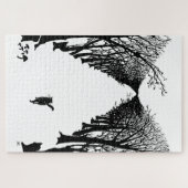 Schwarze Katze, Rudyard Kipling Puzzle (Horizontal)