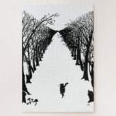 Schwarze Katze, Rudyard Kipling Puzzle (Vertikal)