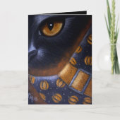 SCHWARZE KATZE - SCHALTFLÄCHE KARTE (Vorderseite)