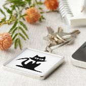 SCHWARZE KATZE SCHLÜSSELANHÄNGER (Seite)