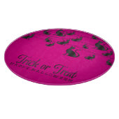 Schwarze Katze Schneidebrett (Ecke)