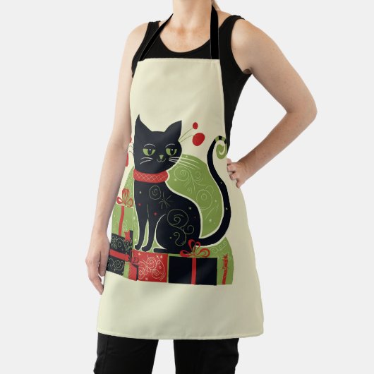 Schwarze Katze Schürze (InSitu)