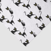 Schwarze Katze Seidenpapier (Ausschnitt)