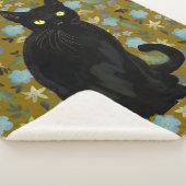 Schwarze Katze Sherpadecke (3/4)