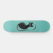 SCHWARZE KATZE-SKATEBOARD-DECK SKATEBOARD (Horizontal)