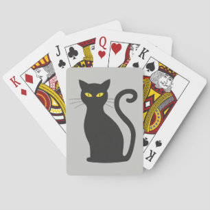 Schwarze Katze Spielkarten
