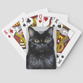 Schwarze Katze Spielkarten
