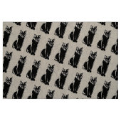 Schwarze Katze Stoff (Fat Quarter (45,7 x 55,9 cm))