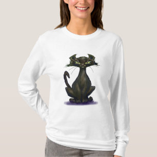 Schwarze Katze T-Shirt