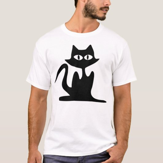 SCHWARZE KATZE T-Shirt (Vorderseite)