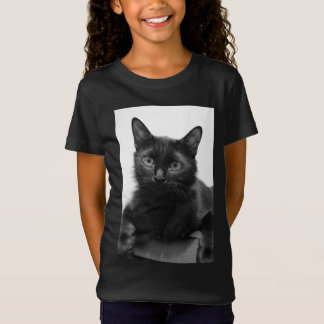Schwarze Katze T-Shirt