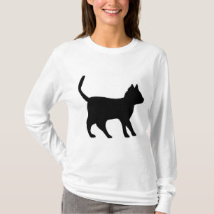 Schwarze Katze T-Shirt