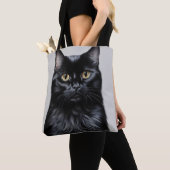 Schwarze Katze Tasche (Von Nahem)