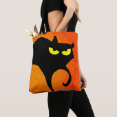 Schwarze Katze Tasche (Von Nahem)