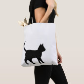 Schwarze Katze Tasche (Von Nahem)