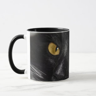 Schwarze Katze Tasse