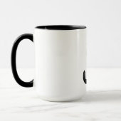 Schwarze Katze Tasse (Links)