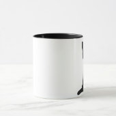 Schwarze Katze-Tasse Tasse (Zentrum)