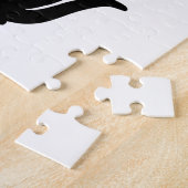 Schwarze Katze, Tierdarstellung Puzzle (Seite)