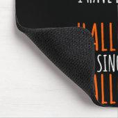 Schwarze Katze toter Baum bereit für Halloween Mousepad (Ecke)