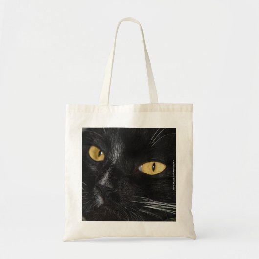 Schwarze Katze Tragetasche (Vorne)