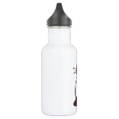 Schwarze Katze Trinkflasche (Links)