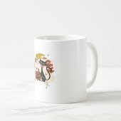 Schwarze Katze und Kürbiskernöl Kaffeetasse (VorderseiteRechts)