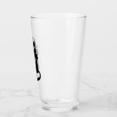 Schwarze Katze und Liebe Glas (Links)