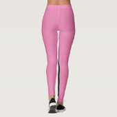 SCHWARZE KATZE- UND PINKYOGA-PANTE LEGGINGS (Rückseite)